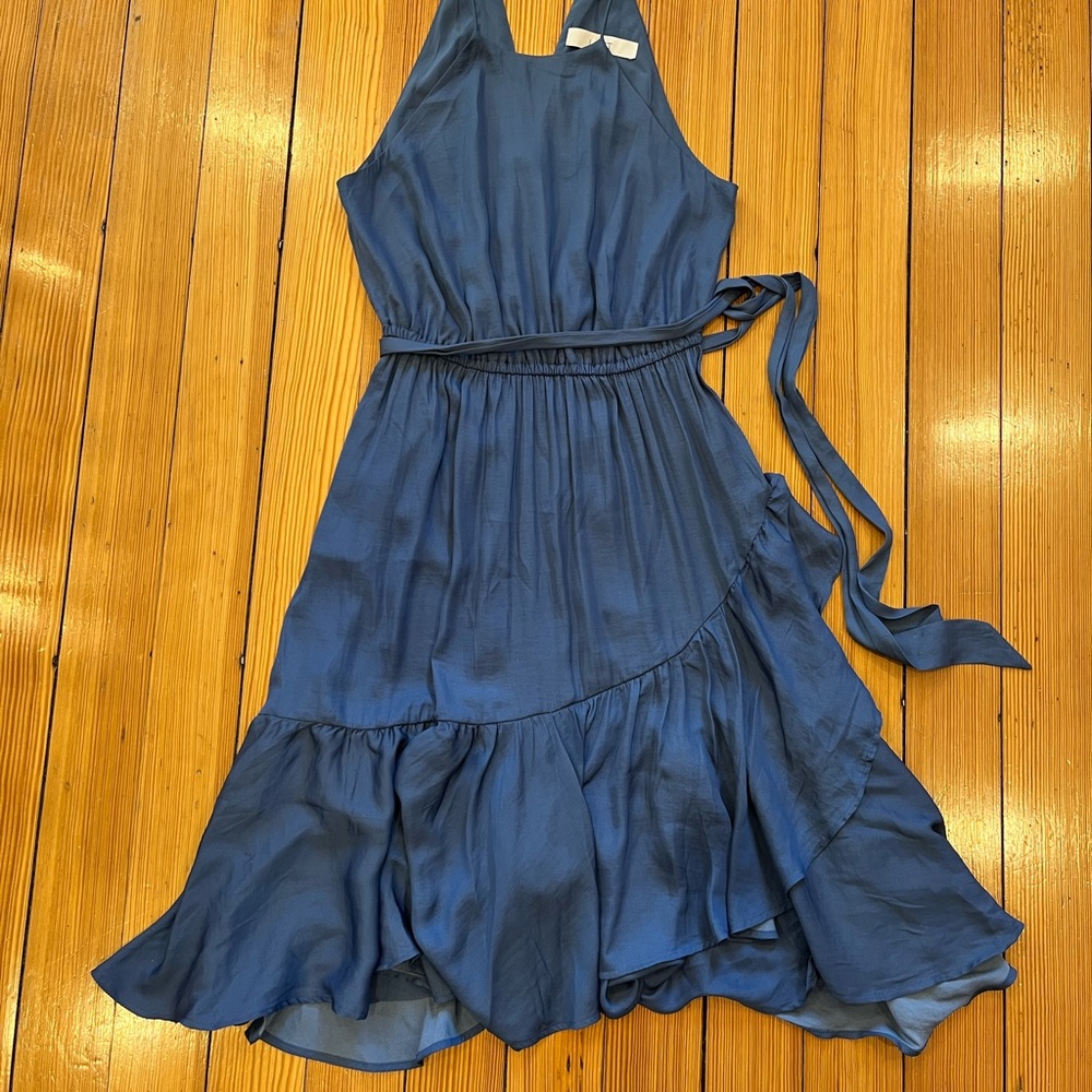 LOFT Navy Halter style strappy dress